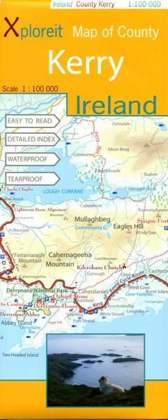Kerry 1:100.000 9780955265518  Xploreit   Landkaarten en wegenkaarten Munster, Cork & Kerry