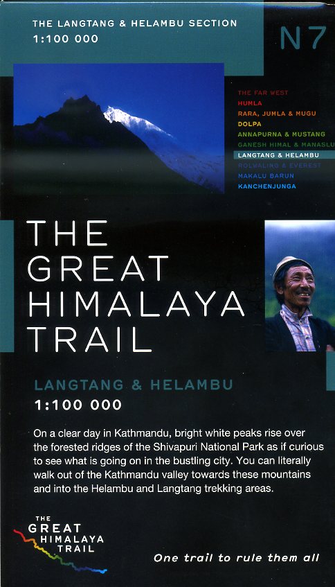 N07 Great Himalayan Trail: Langtang & Helambu 9780956981769  Newgrove Consultants Great Himalayan Trail 1:100th.  Wandelkaarten Nepal