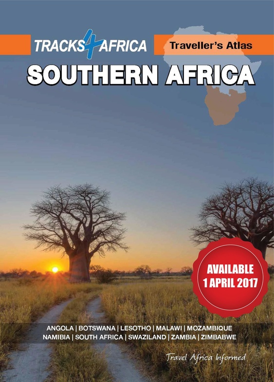 Atlas Zuidelijk Afrika 9780992183004  Tracks4Africa   Wegenatlassen Zuidelijk-Afrika