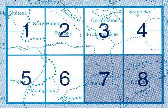 NGI-57/7-8  Chimay-Couvin | topografische wandelkaart 1:20.000 9781129302749  NGI Belgie 1:20.000/25.000  Wandelkaarten Wallonië (Ardennen)