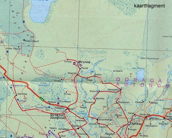 ITM Kazachstan & Uzbekistan  | landkaart, autokaart 1:3.000.000 / 1:1.580.000 9781553411048  International Travel Maps   Landkaarten en wegenkaarten Zijderoute (de landen van de)