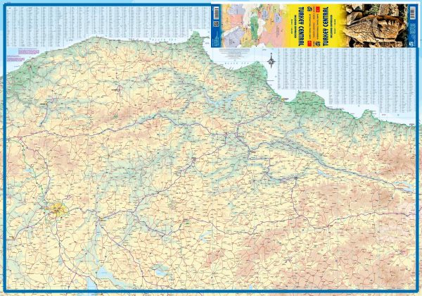 ITM Centraal-Turkije & Cappadocië | landkaart, autokaart 1:550.000 9781553412298  International Travel Maps   Landkaarten en wegenkaarten Turkije (overig), Anatolië, Cappadocië