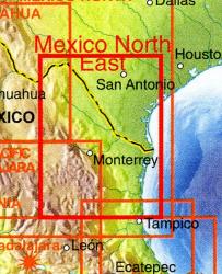 Mexico North East  | landkaart, autokaart 1:1.000.000 9781553415923  ITM   Landkaarten en wegenkaarten Mexico