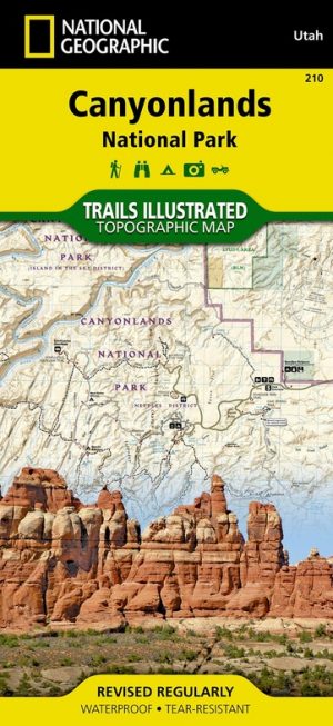 TI210 Canyonlands 1:70.000 9781566953269  National Geographic / Trails Illustrated Nat.Park/Recr.Series  Wandelkaarten Colorado, Arizona, Utah, New Mexico