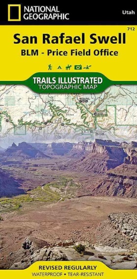 TI712  San Rafael Swell 1:90.000 9781566953313  National Geographic / Trails Illustrated Nat.Park/Recr.Series  Wandelkaarten Colorado, Arizona, Utah, New Mexico
