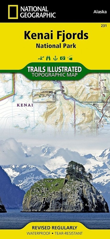TI231  Kenai Fjords National Park 1:105.600 9781566953856  Trails Illustrated Nat.Park/Recr.Series  Wandelkaarten Alaska
