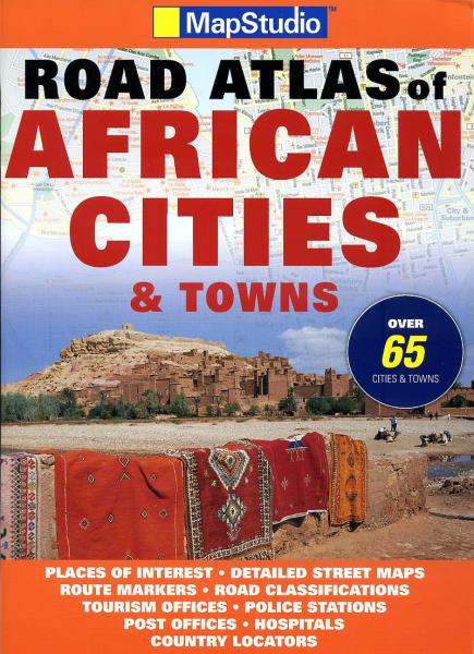 Road Atlas of African Cities and Towns 9781770260719  Map Studio   Wegenatlassen Afrika
