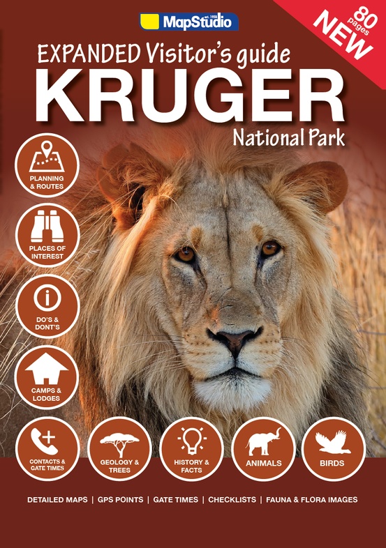 Expanded Visitor’s Guide Kruger National Park 9781770269460  Map Studio   Reisgidsen Zuid-Afrika