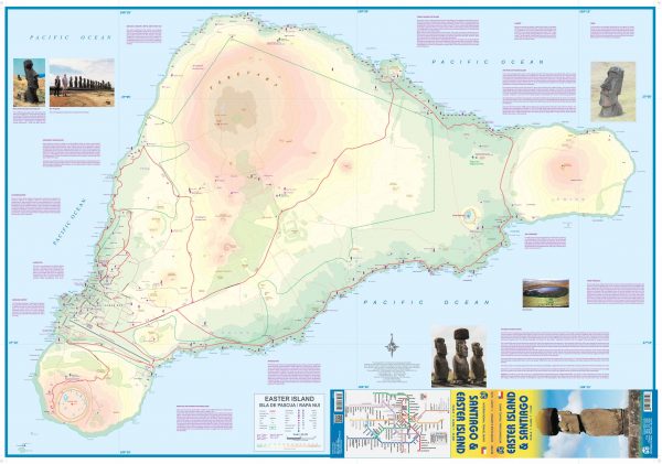 ITM Easter Island | landkaart, autokaart 1:30.000 9781771292559  International Travel Maps   Landkaarten en wegenkaarten Chili