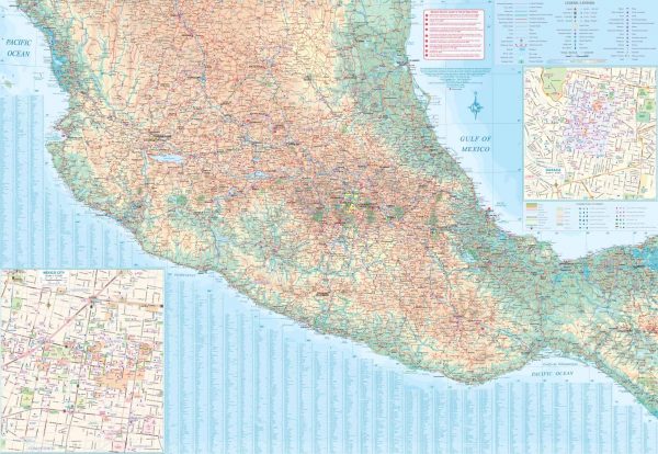 ITM Mexico Pacific Coast  | landkaart, autokaart 1:1.500.000 9781771293112  International Travel Maps   Landkaarten en wegenkaarten, Stadsplattegronden Mexico