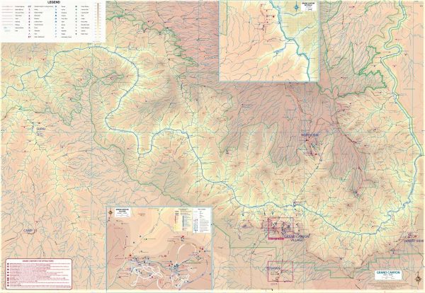 ITM Grand Canyon 1:90.000 - Arizona 1:1.000.000 9781771293167  International Travel Maps   Landkaarten en wegenkaarten, Wandelkaarten Colorado, Arizona, Utah, New Mexico