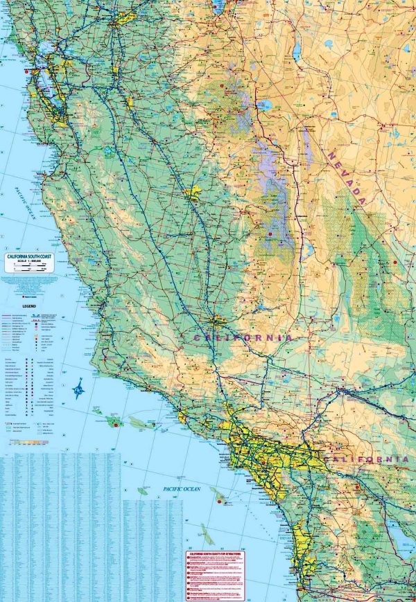 ITM Southern California (1:1M) & Los Angeles (1:15.000) | autokaart, stadsplattegrond 9781771294362  International Travel Maps   Landkaarten en wegenkaarten, Stadsplattegronden California, Nevada