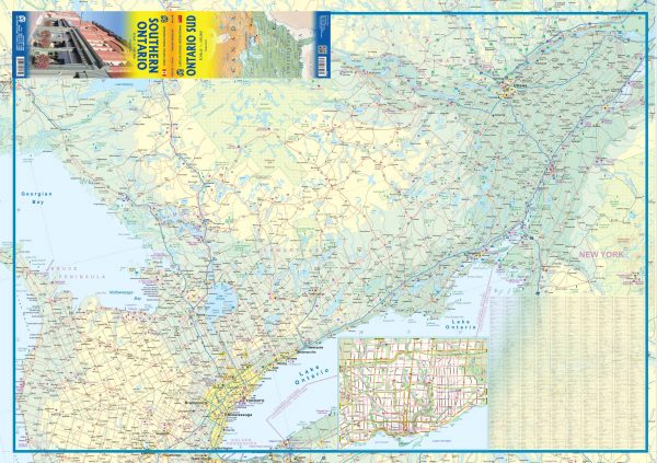 ITM Southern Ontario | landkaart, autokaart 1:550.000 9781771295895  International Travel Maps   Landkaarten en wegenkaarten Toronto, Ontario & Canadese Midwest