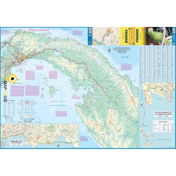 ITM Panama | landkaart, autokaart 1:400.000 * 9781771296182  International Travel Maps   Landkaarten en wegenkaarten Overig Midden-Amerika