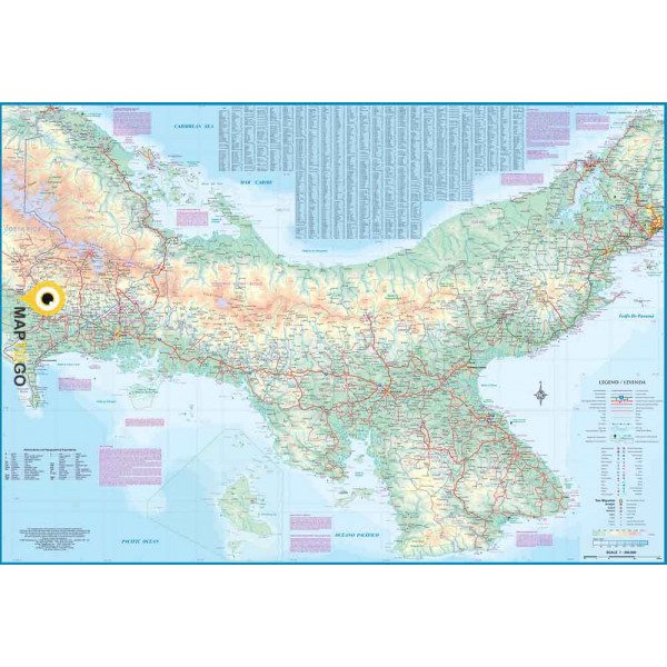 ITM Panama | landkaart, autokaart 1:400.000 * 9781771296182  International Travel Maps   Landkaarten en wegenkaarten Overig Midden-Amerika