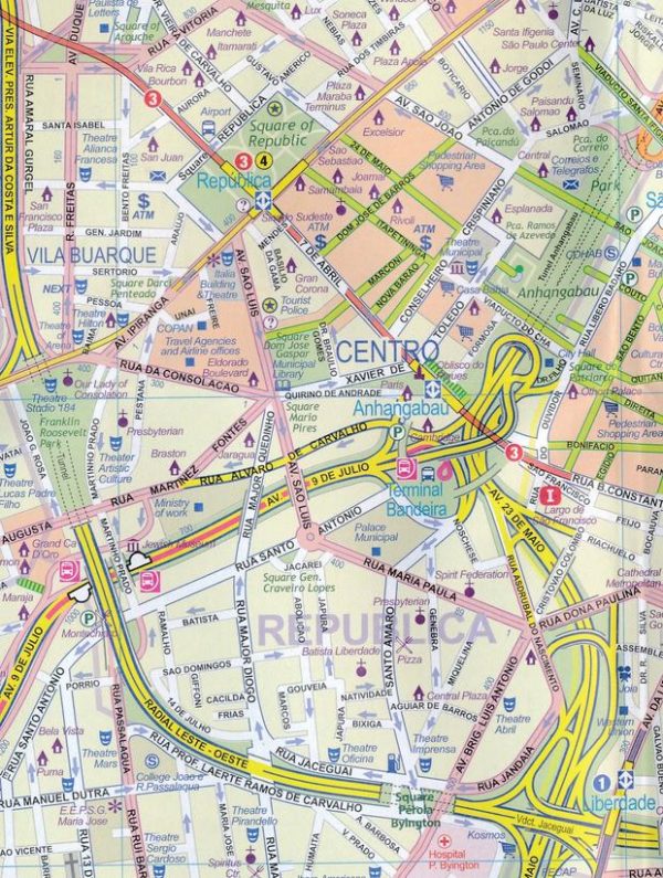 ITM Sao Paulo + Southern Brasil | landkaart, autokaart 1:2.200.000 9781771297066  International Travel Maps   Landkaarten en wegenkaarten, Stadsplattegronden Brazilië
