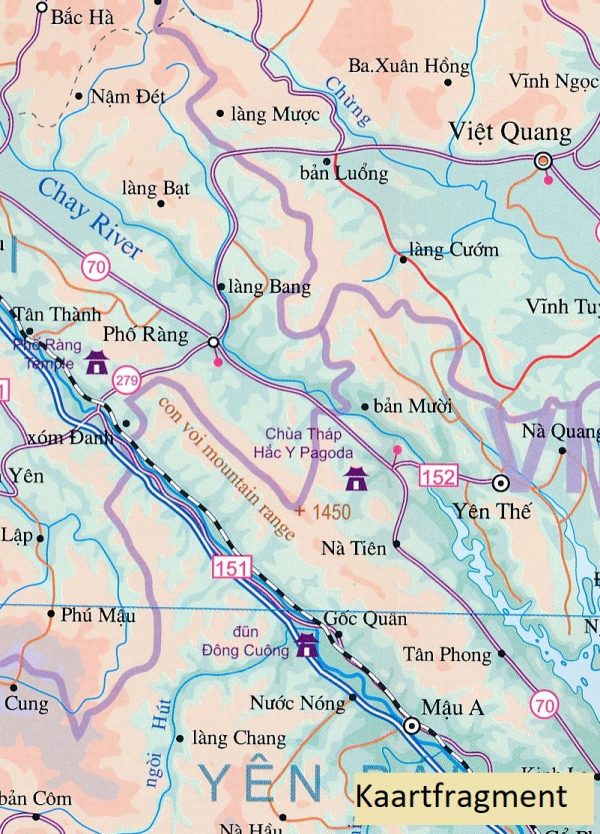 ITM Vietnam | landkaart, autokaart 1:920.000 9781771298704  International Travel Maps   Landkaarten en wegenkaarten Vietnam