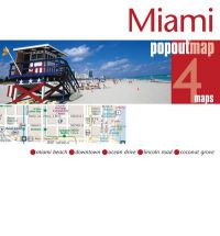 Miami pop out map | stadsplattegrondje in zakformaat 9781845879174  Grantham Book Services PopOut Maps  Stadsplattegronden Florida