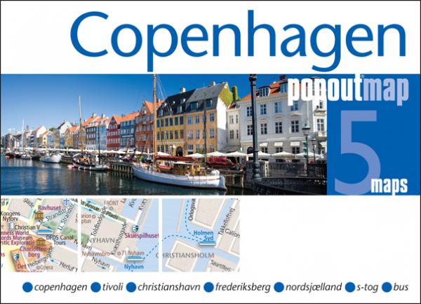 Kopenhagen pop out map | stadsplattegrondje in zakformaat 9781845879556  Grantham Book Services PopOut Maps  Stadsplattegronden Kopenhagen & Sjaelland