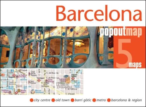Barcelona pop out map | stadsplattegrondje in zakformaat 9781845879662  Grantham Book Services PopOut Maps  Stadsplattegronden Barcelona