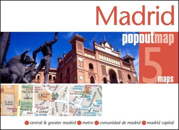 Madrid pop out map | stadsplattegrondje in zakformaat 9781845879969  Grantham Book Services PopOut Maps  Stadsplattegronden Madrid & Midden-Spanje