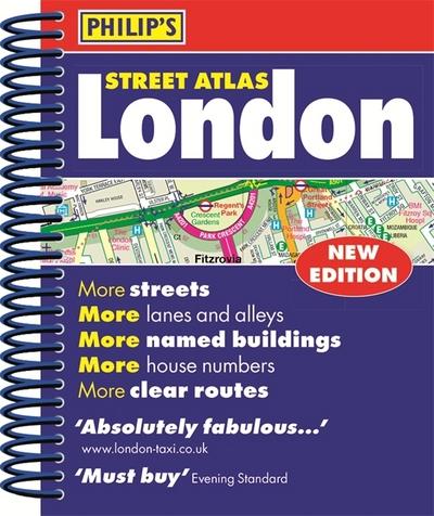 London Street Atlas POCKET SPIRAL 9781849074537  Philips   Stadsplattegronden Londen