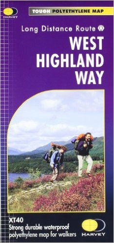 West Highland Way | wandelkaart 1:40.000 9781851374588  Harvey Maps   Meerdaagse wandelroutes, Wandelkaarten de Schotse Hooglanden (ten noorden van Glasgow / Edinburgh)
