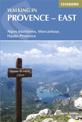 wandelgids Provence-East, Walking in the 9781852846176  Cicerone Press   Wandelgidsen Mercantour, Alpes-Maritimes