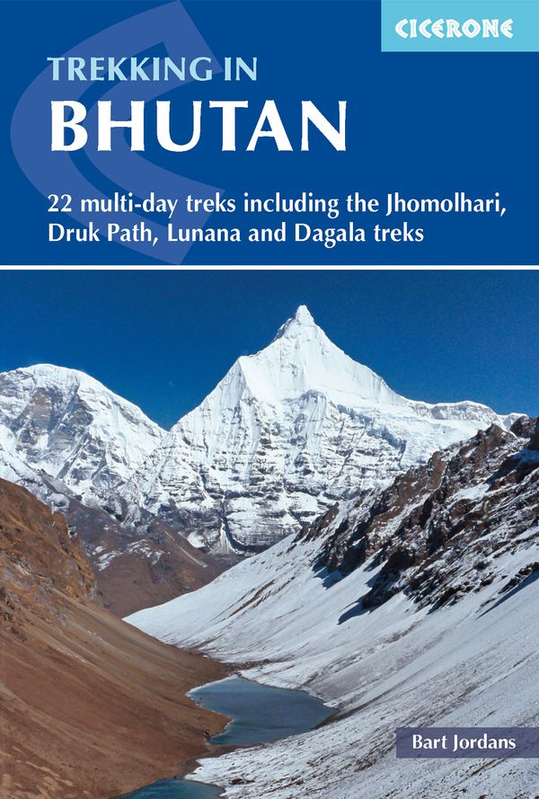 wandelgids Bhutan, Trekking in 9781852849191 Bart Jordans Cicerone Press   Meerdaagse wandelroutes, Wandelgidsen Bhutan en Sikkim