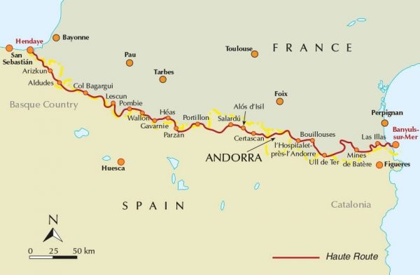 HRP Pyrenean Haute Route | wandelgids 9781852849818 Tom Martens Cicerone Press   Meerdaagse wandelroutes, Wandelgidsen Pyreneeën en Baskenland
