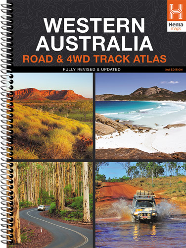 Western Australia Road & 4WD Track Atlas 9781865007328  Hema Maps   Wegenatlassen Australië