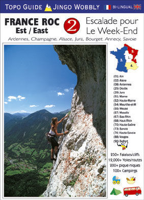 France Roc 2 - East | klimgids 9781873665084 David Atchison - Jones Vision Poster Company   Klimmen-bergsport Frankrijk