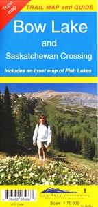 Bow Lake + Saskatchewan Crossing 1:70.000 9781895526561  Gem Trek Publishing Wandelkaarten Canada  Wandelkaarten Toronto, Ontario & Canadese Midwest