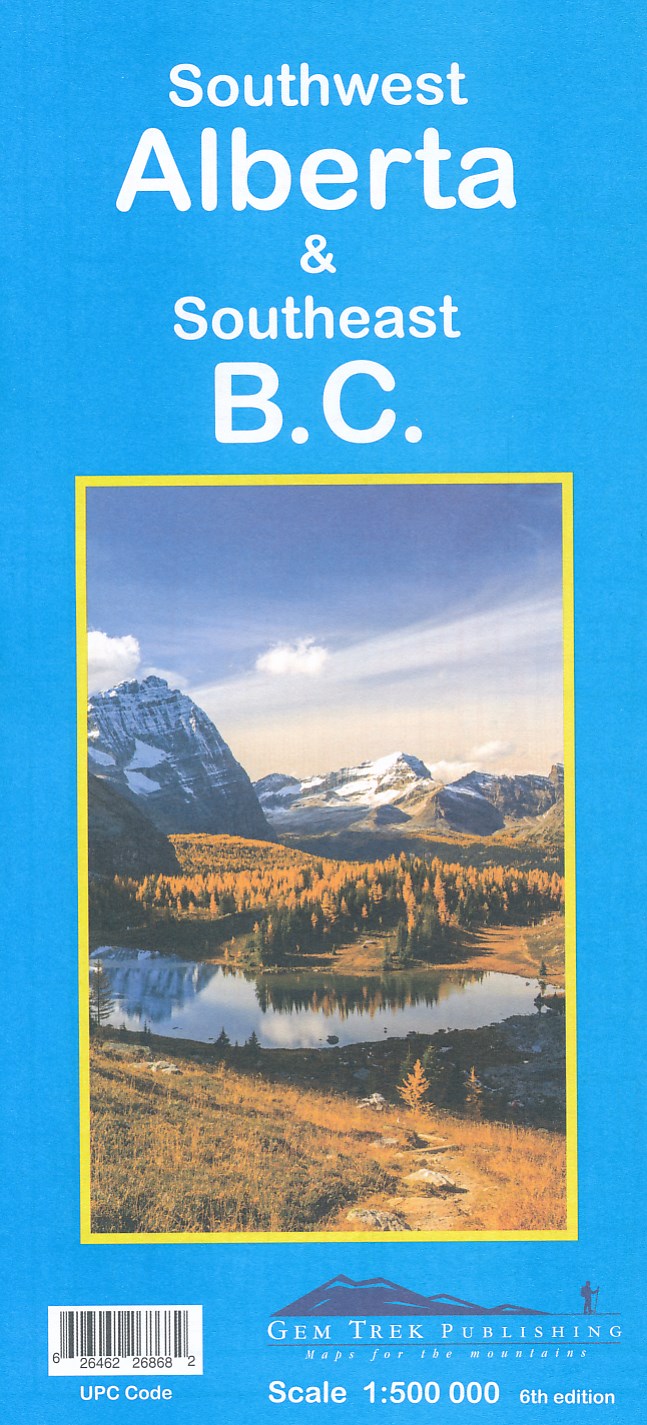 Southwest Alberta, Southeast British Columbia (2) 9781895526868  Gem Trek Publishing Explorer's Maps  Landkaarten en wegenkaarten Canadese Rocky Mountains