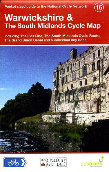 CCG16 Warwickshire & The South Midlands Cycle Map 9781900623384  Cycle City Guides / Sustrans   Fietskaarten Birmingham, Cotswolds, Oxford