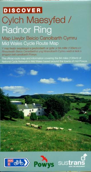 Radnor Ring 9781901389869  Sustrans Nat. Cycle Network  Fietskaarten Wales