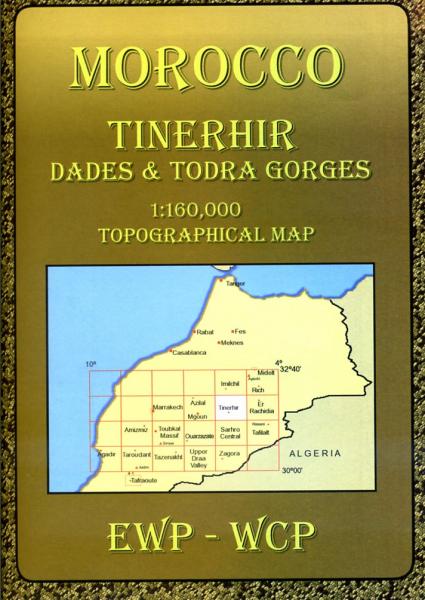 Tinerhir, Dades + Todra Gorges (HE) 9781906449032  EWP Morocco Maps 1:160.000  Landkaarten en wegenkaarten Marokko