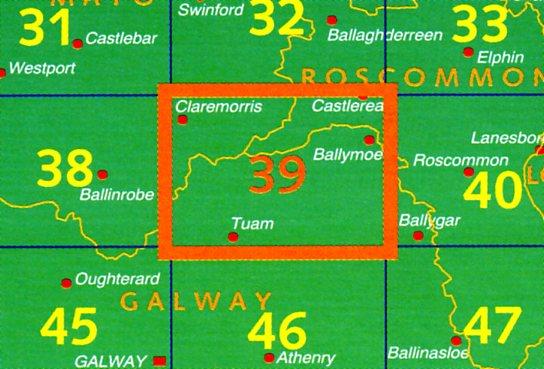 DM-39 | wandelkaart 9781907122262  Ordnance Survey Ireland Discovery Maps 1:50.000  Wandelkaarten Galway, Connemara, Donegal