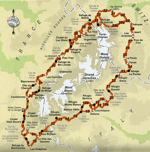 Tour du Mont Blanc | wandelgids 9781912933013  Knife Edge   Meerdaagse wandelroutes, Wandelgidsen Mont Blanc, Chamonix, Haute-Savoie