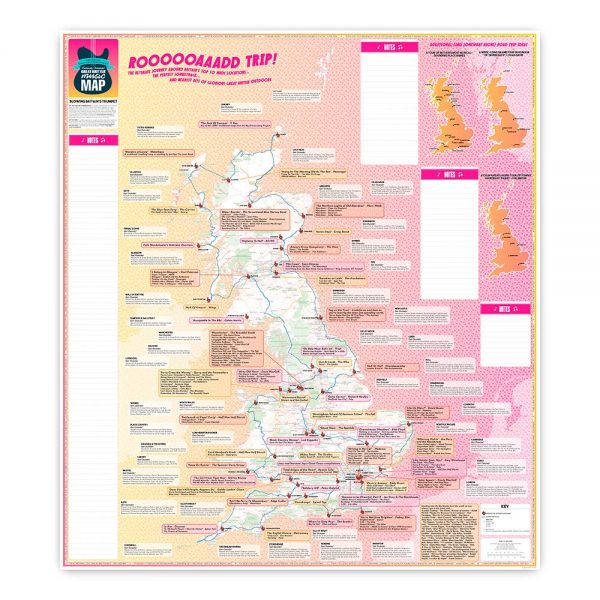 Marvellous Maps: Great British Music Map 9781999784522  Strumpshaw, Tincleton & Giggleswick's   Muziek Groot-Brittannië