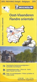 Michelin wegenkaart provincie Oost-Vlaanderen 1:150.000 9782067185296  Michelin België 1:150.000  Landkaarten en wegenkaarten Gent, Brugge & westelijk Vlaanderen