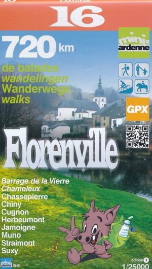 MA-16 Omgeving Florenville 1:25.000 9782390160168  Mini-Ardenne   Wandelkaarten Wallonië (Ardennen)