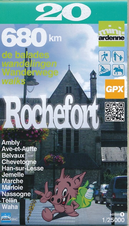 MA-20 Omgeving Rochefort 1:25.000 9782390160205  Mini-Ardenne   Wandelkaarten Wallonië (Ardennen)