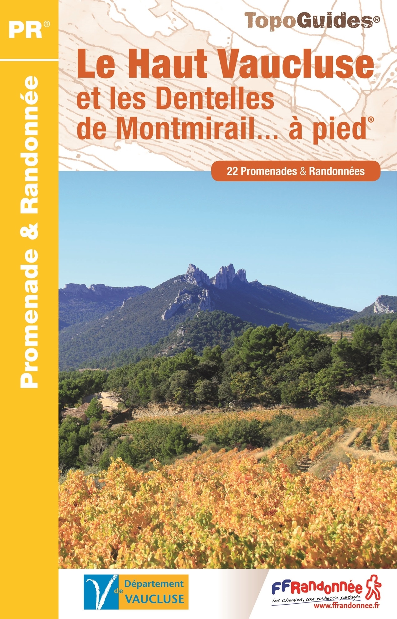 P843 Haut Vaucluse et les Dentelles de Montmirail | wandelgids 9782751408854  FFRP Topoguides  Wandelgidsen Provence, Marseille, Camargue