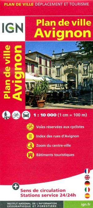 Avignon, Plan de 9782758520825  IGN   Stadsplattegronden Provence, Marseille, Camargue