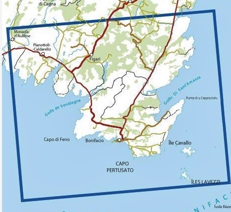 wandelkaart 4255OT Bonifacio, Figari, Capo Pertusato 1:25.000 9782758528234  IGN IGN 25 Corsica  Wandelkaarten Corsica