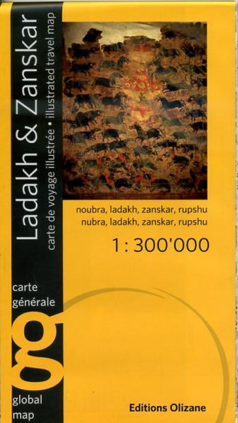 Ladakh & Zanskar 1:300.000 9782880863883  Olizane   Landkaarten en wegenkaarten Indiase Himalaya