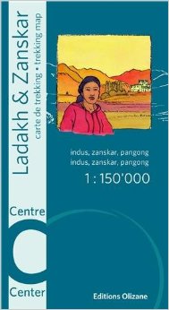 Ladakh & Zanskar Central 1:150.000 9782880864132  Olizane   Landkaarten en wegenkaarten Indiase Himalaya