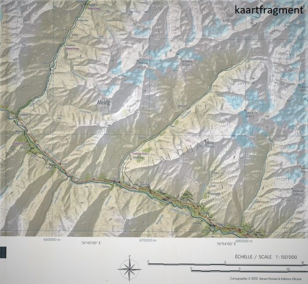 Ladakh & Zanskar South 1:150.000 9782880864149  Olizane   Landkaarten en wegenkaarten Indiase Himalaya
