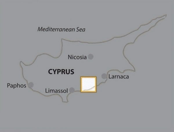 Tochni 1:25.000 9783000407406  Kartographos wandelkaarten Cyprus  Wandelkaarten Cyprus
